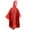 Red, variant on XUNKUSGA Rain Ponchos for Adults Emergency Ponchos Rain Adult for Men Women Kids Travelling Camping Hiking Disposable Rain Ponchos with Hood L White