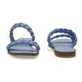 thumbnail image 6 of Dolce Vita Women's Indy Faux Leather Braided Strap Flat Sandal, Sky Blue Stella,11 M US, 6 of 7