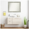 thumbnail image 6 of Amanti Art Custom Framed Wall and Bathroom Mirror (32 x 38 in.), Dove Greywash Frame, 6 of 7