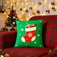 thumbnail image 1 of Fundas de Almohada Navideñas de 45 X 45 Cm, Decorativas, de Tela Suave y con Cremallera Oculta para Decoración Del Hogar., 1 of 6