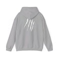 thumbnail image 2 of Effete Feline Claw Marks Scratch Unisex Heavy Blend™ Hooded Sweatshirt, 2 of 13