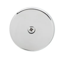 Westbrass D328-26 3-1/8" One-Hole Bathtub Overflow Cover, Polished Chrome