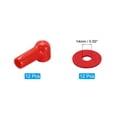 thumbnail image 3 of Battery Terminal Cover, 12 Pcs Battery Terminal Protector Truck Battery Terminal Cover with Washers Red L10-14-45mm for Car Accessories Truck Marine Boat, 3 of 7