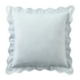 thumbnail image 7 of My Texas House Blue Floral Scallop 18" x 18" Outdoor Pillow, 7 of 7