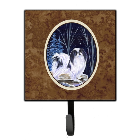 Carolines Treasures SS8374SH4 Starry Night Japanese Chin Leash or Key Holder 7Hx4.25W multicolor