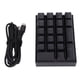 thumbnail image 1 of Durable, Backlit, 21-Key, LED, Green Shaft Wired Mechanical Keyboard with Stepped Keys, 1 of 4