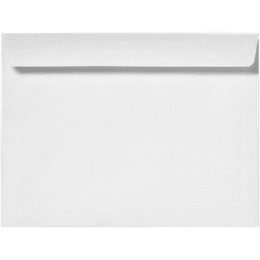 LUXPaper 9 x 12 Booklet Envelopes, Bright White, 50/Pack