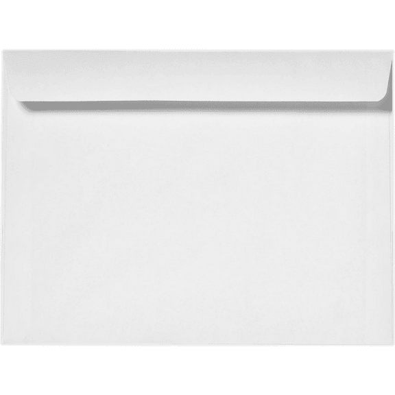 LUXPaper 9 x 12 Booklet Envelopes, Bright White, 500/Pack