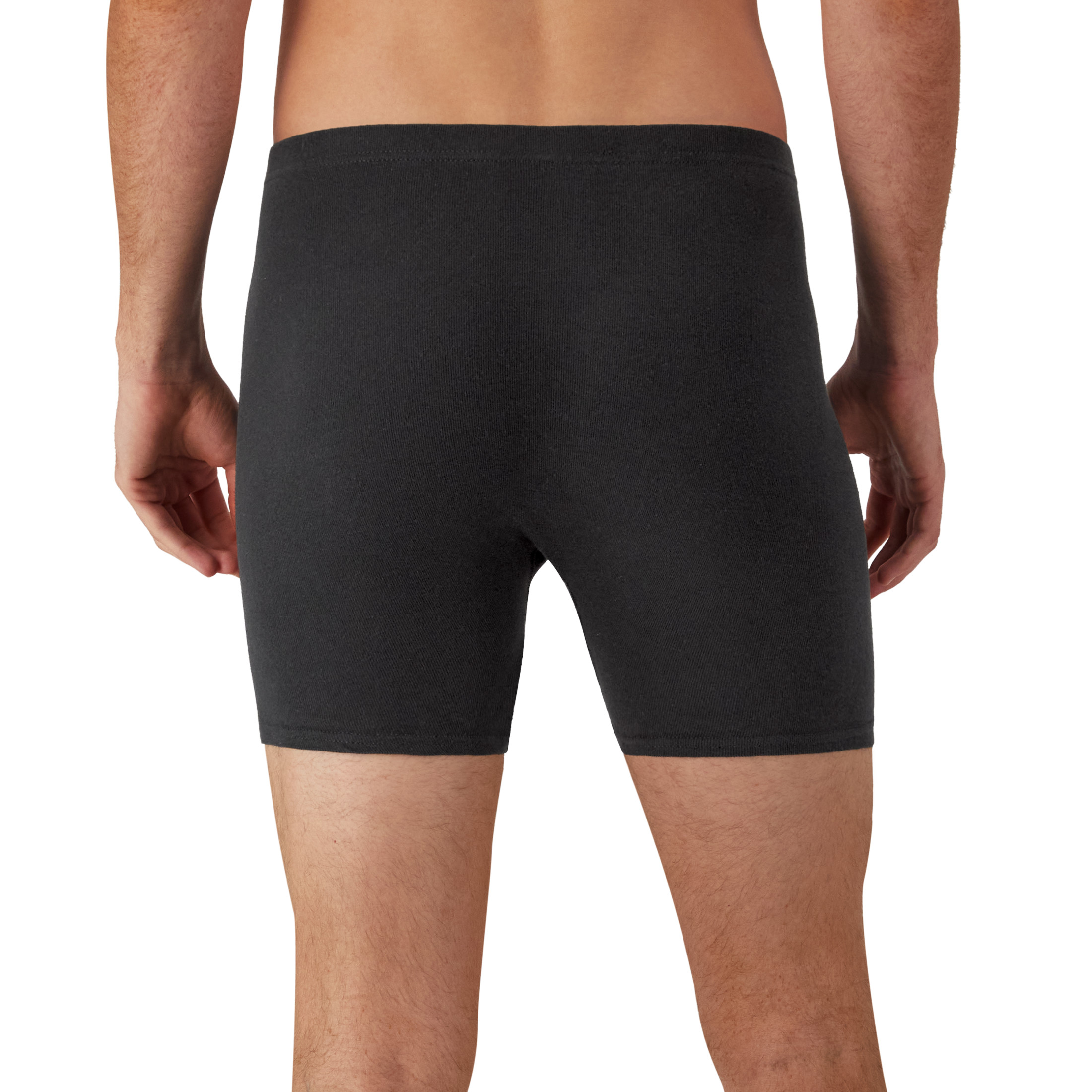 Hanes Men's ComfortSoft Boxer Brief, Black/Gray, 3-Pack photo 6