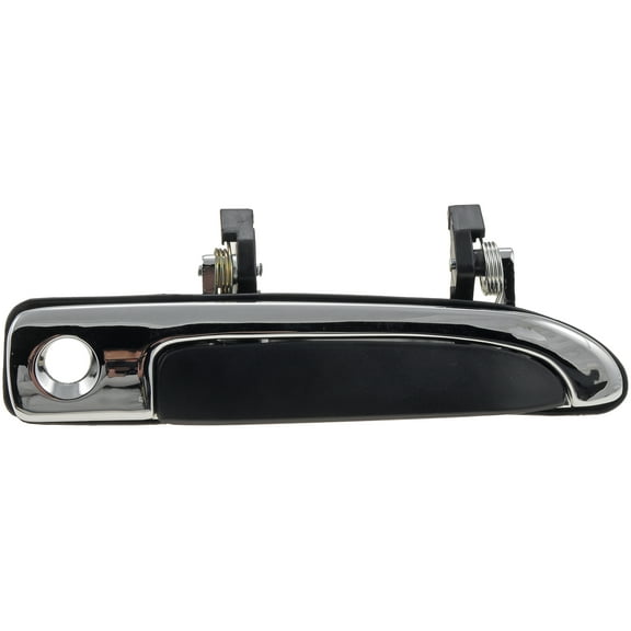 Dorman 77333 Front Passenger Side Exterior Door Handle for Specific Ford / Mercury Models, Black and Chrome