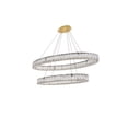 thumbnail image 4 of Monroe Integrated LED light Gold Chandelier Clear Royal Cut Crystal, 4 of 7