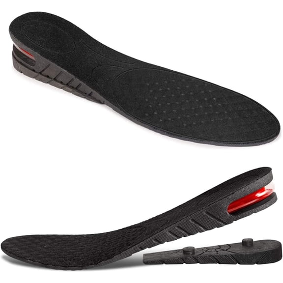 Height Increase Insoles Air Taller Cushion Shoes Insoles Heel Insert for Men and Women 2-Layer 5 cm