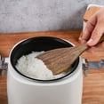 thumbnail image 3 of Juego de 2 palas de arroz de madera de primera calidad, cucharas para servir arroz, espátulas de arroz de madera para cocina asiática, utensilios de cocina de madera, 3 of 5