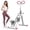 Pink, variant on Kdymod 3-in-1 Stair Stepper & Waist Trainer & Spine Twist Stretcher, Adjustable Back Stretcher Machine for Lower Back Exercise, Core Activation & Full-Body Home Workout, Black