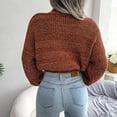 thumbnail image 5 of Womens Fall Fashion 2022! QLEICOM Sweaters for Women, Women's Fashion Casual Lantern Long Sleeve Turtleneck Knitted Sweater Turtleneck Sweater On Clearance, 5 of 5