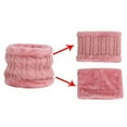 thumbnail image 4 of GRNSHTS Toddler Gloves, 3Pcs Kids Winter Beanie Hat Scarf Gloves Set, for 1-5 Years Old Boys Girls, Knit Thick Warm Fleece Lined Thermal Sets (Pink), 4 of 8