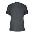 thumbnail image 5 of Timegard Tops for Women Notched V Neck Button Short Sleeve Tee Shirts Summer Casual Fitting Comfy Tops, 5 of 8