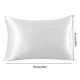 thumbnail image 4 of Funda de almohada Funda de almohada transpirable Funda de cojín para la cabeza de tela Funda de almohada de color sólido para cama, Blanco Eigraketly HA003270-07, 4 of 7