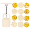 thumbnail image 4 of WHAMVOX 1Set Full Moon Cake Mold Set Beige for Baking Beautiful and Delicious Moon Cakes, 4 of 8