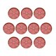thumbnail image 3 of 10 platillos resistentes para macetas, ideales para jardín, patio o balcón. Rojo, 3 of 8