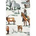 thumbnail image 5 of Hiend Accents Unisex 3Pc Ranch Life Reversible Duvet Cover Bedding Set Super - WS2138DS-SK-DF One Size, 5 of 5