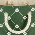 thumbnail image 4 of Design Imports CAMZ14239 Bac Rond en Polyester Treillis Patte pour Animaux, Vert Chasseur - Moyen, 4 of 4