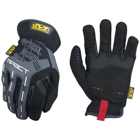 Mechanix Wear M-Pact Open Cuff Gloves (Large, Black)