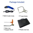 thumbnail image 2 of Hot Knife Fabric Cutter Electric Heat Rope Cutter for Rope Wall Cloth Webbing R-Type Blade with Fabric Cutting Foot ,Easy to Use, 2 of 7