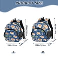 thumbnail image 2 of ALAZA Cute Elephants Palm Trees Mini Backpack School Bookbag Age 3-7 Medium, 2 of 7