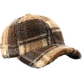 thumbnail image 1 of LinYooLi Fashion Leisure Grid Baseball Cap for Women Men Soft Breathable Retro Hats Skullcap Lightweight Adjustable, 1 of 6