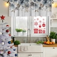 thumbnail image 5 of Blue Brown Spring Floral Curtain Valances for Windows, Kitchen Valance Window Treatments Panel 2 Pack, Watercolor Botanical Vintage Rod Pocket Short Curtains for Bathroom Bedroom 60 x 18 Inch, 5 of 8