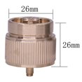 thumbnail image 4 of Adaptateur de Réservoir de Gaz en Laiton Convertisseur de Réservoir de Propane Convertisseur de Réservoir de Gaz Extérieur Plat Adaptateur de Convertisseur de Réservoir de Gaz à Fermeture Automatique, 4 of 7