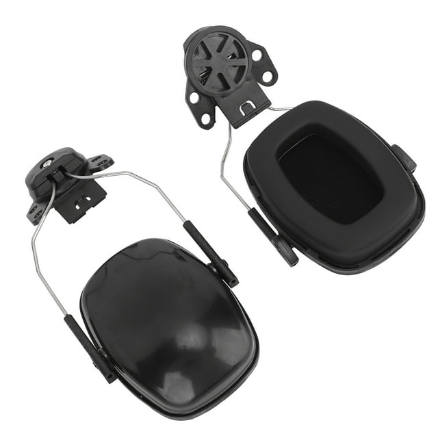 Helmet Attachable Ear Muff, Spacious Interior Noise Cancelling Helmet Attachable Ear Muff For Construction