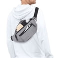 thumbnail image 4 of Riñonera impermeable para deportes de ocio, riñonera para fitness, riñonera para teléfono móvil, bolsa diagonal para correr, bolsa de pecho, regalos para disfrutar de deportes, festivales,, 4 of 6