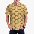 thumbnail image 1 of Fotbe Dachshund Dog Puppy Camiseta Polo de Golf para Hombre con Estampado – Camisa Deportiva Transpirable con Cuello Abotonado-Medium, 1 of 6