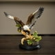 thumbnail image 4 of Águila de cabeza blanca de estilo americano, Big Peng, artesanías de resina, adornos, oficina y hotel, decoración de alta gama, 4 of 5