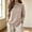 Khaki, variant on YVNAURA Womens Mock Neck Sweater Relaxed Fit Long Sleeve Ribbed Knit Pullover Basic Top Casual Fall Winter Oversized Loose Cozy Everyday Outfits, Blackish Green,L