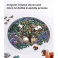 thumbnail image 7 of Acrylic Jigsaw Puzzle, DIY Assemble Precision Cut Shatter-Resistant Burr-Free Interlocking Clear Acrylic Puzzle for Home Desktop Wall Shelf Tabletop Window Decor Gifting, O, 7 of 7