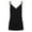 Black, variant on Fesfesfes Summer Tops for Women Sleeveless Vest Tops Ring Decor Strap Camisole Tops Solid Color Lace Trim V Neck Tunic Blouse