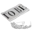 thumbnail image 3 of Bride To Be SashBride Sash Crown Kit Princess Crownfor Women Bride Crown Convenient Use, 3 of 5