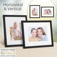thumbnail image 6 of Langdon House 8x10 Black Picture Frame W/ Mat, 1 PK, Estate Tabletop Picture Frames, 6 of 7