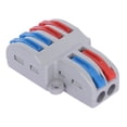 thumbnail image 6 of 10/5/2/1PCS Mini Fast Wire Connector Universal Wiring Cable Connector Push-in Conductor Terminal Block ，Quick Splice Terminal Blocks Wire Connecting, 6 of 8