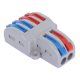 thumbnail image 2 of 10/5/2 / 1PCS Mini conector de cable rápido Conector de cable de cableado universal Bloque de terminales de conductor a presión Bloques de terminales de empalme rápido Conexión de cables (2 en 4 salid Muyoka Hogar, 2 of 2