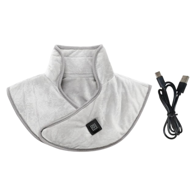 Drezz Electric Heating Shoulder Neck Pad 42x30cm Portable Soft Heated Shoulder Pad Gray