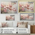 thumbnail image 4 of Designart Apple Blossom Oversized framed wall art decor, Apple Blossom framed wall Art, Apple Blossom expressionist Spring , White Traditional White Framed Wall Art, White Color Frame, 4 of 5