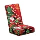 thumbnail image 2 of Funda para silla navideña, decoración navideña, multifuncional, elástica, extraíble, accesorios para comedor, protección para sillas festivas. Estilo A, 2 of 8