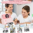 thumbnail image 5 of Yexmas Instant Print Digital Kids Camera 1080P Rechargeable HD Digital Toy Cameras Gift with 32G SD Card for Age 3-12, Pink, 5 of 7