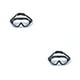 thumbnail image 2 of Yuarrent Gafas de natación impermeables para esnórquel, gafas portátiles para piscina, gafas subacuáticas, accesorios para interiores y exteriores, adulto negro 2piezas Yuarrent CBP445446, 2 of 5