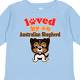 thumbnail image 4 of Inktastic Australian Shepherd Dog Gift Boys or Girls Long Sleeve Toddler T-Shirt, 4 of 5