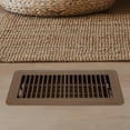 thumbnail image 3 of MOVTOTOP Brown Iron Floor Vent Grille for HVAC Systems Easy to Install MultiUse Replacement Fits All, 3 of 7